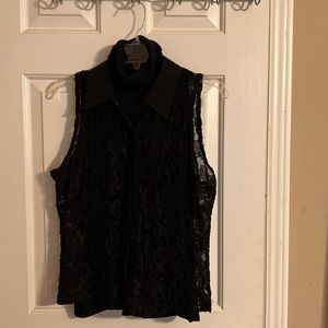 3/$10 INC Lace and turtleneck two piece set.